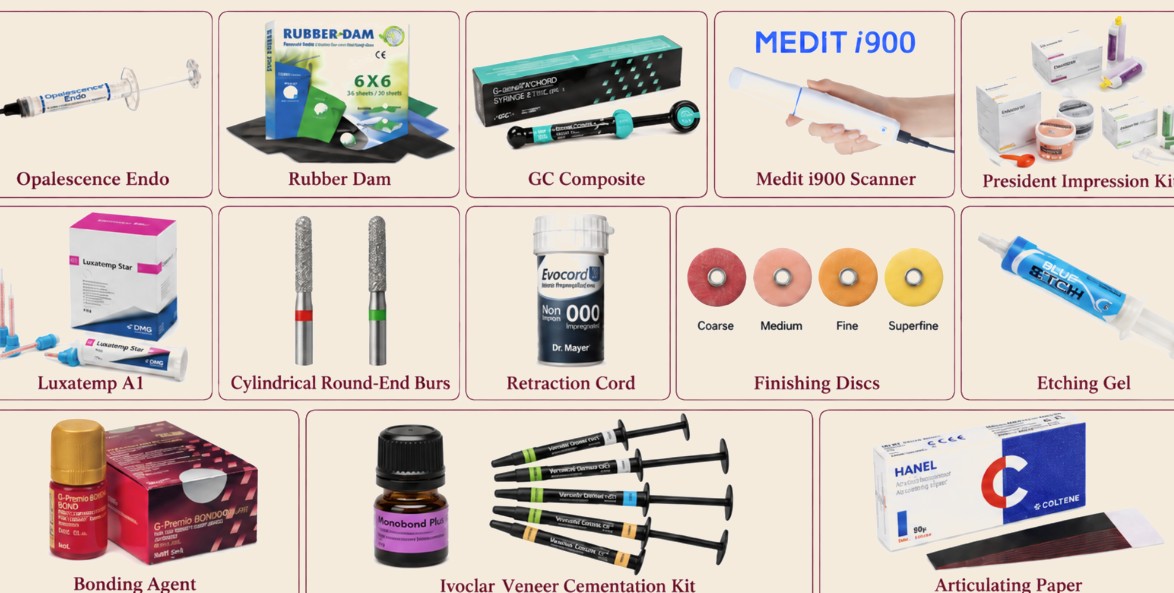Materials used